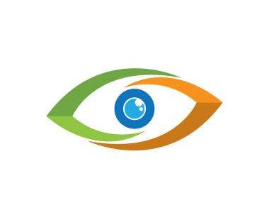Marka Kimliği Kurumsal Göz Bakımı vektör logosu tasarımı