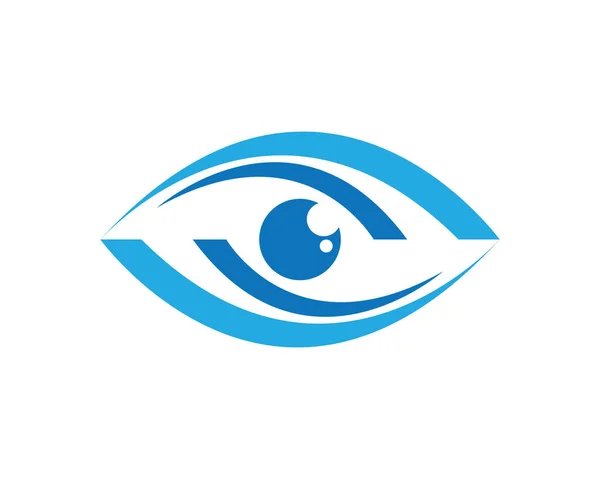 Varumärke Identitet Företag Ögonvård vektor logotyp design — Stock vektor