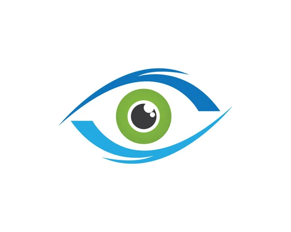 Identidade de marca Corporate Eye Care design de logotipo do vetor — Vetor de Stock