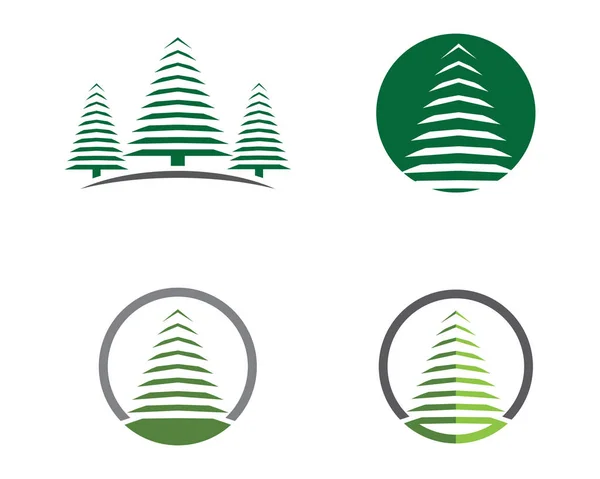 Eko Ağacı Yaprak Şablonu — Stok Vektör