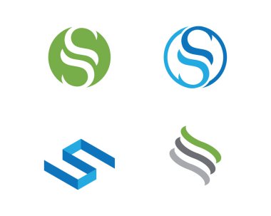 S Harfi Logo şablonu