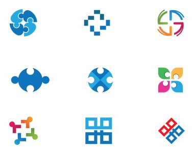 Bulmaca insanlar logo ve sembolleri