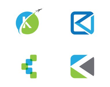 Ok vektör illüstrasyon simgesi Logo Şablonu tasarımı