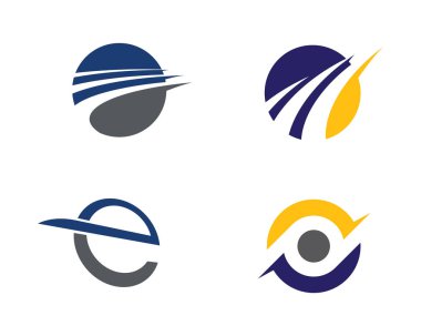 Daha Hızlı Logo Şablonu vektör çizimi tasarımı