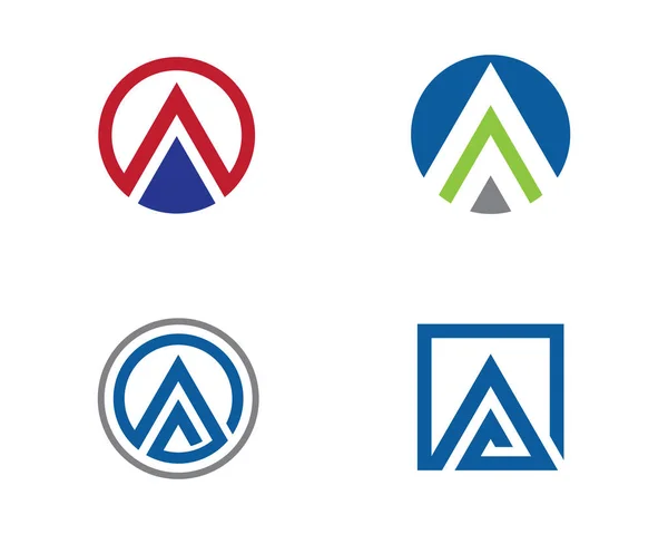 A Letter Logo — Stock Vector
