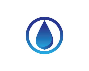 su damlası Logo Şablonu vektör çizimi tasarımı
