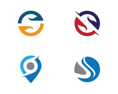 S Harfi Logo şablonu