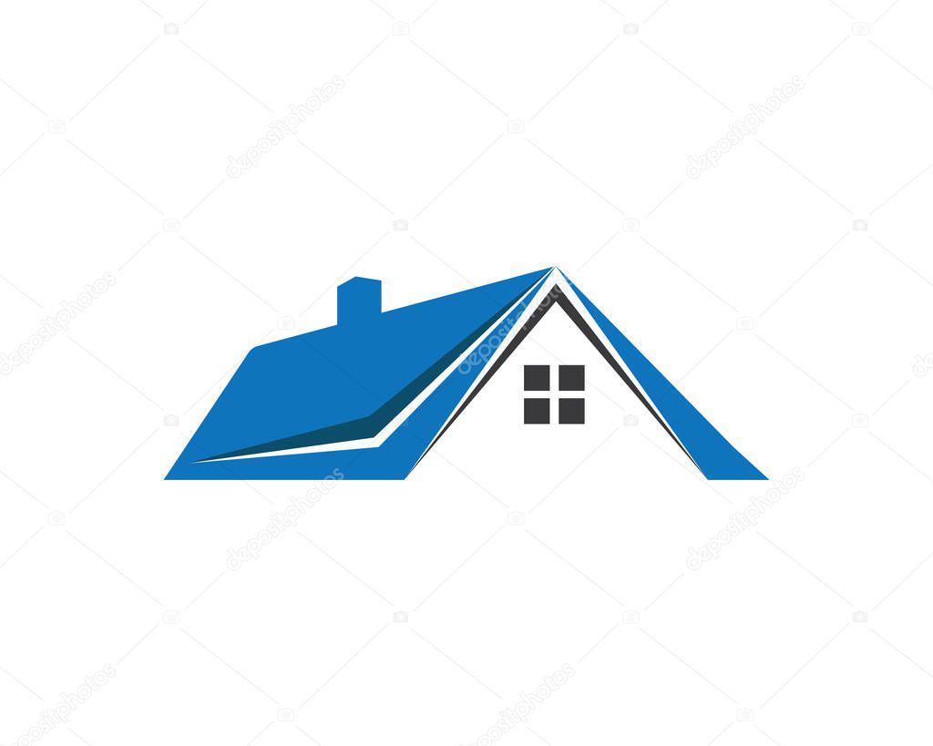 Real estate and home buildings logo icons template