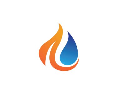 Vektör yeşil doğa logosu ve sembol bırakıyor