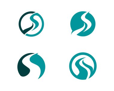 S Harfi Logo şablonu