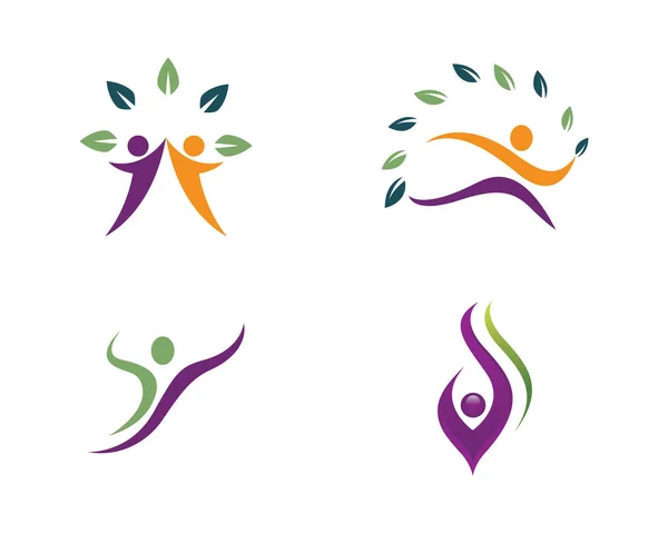 Templat Logo Kesehatan - Stok Vektor