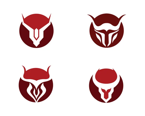 Modèle de logo du Taureau — Image vectorielle