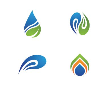 su damlası Logo Şablonu vektör çizimi tasarımı
