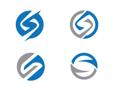 S Harfi Logo şablonu