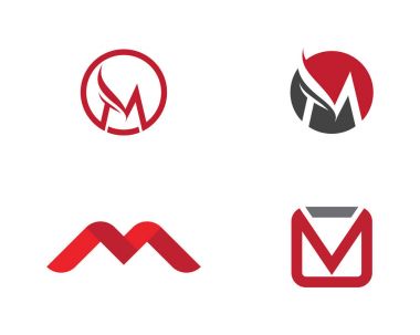 M harfi logosu