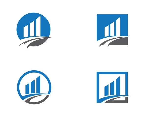 Logo společnosti Finance — Stockový vektor