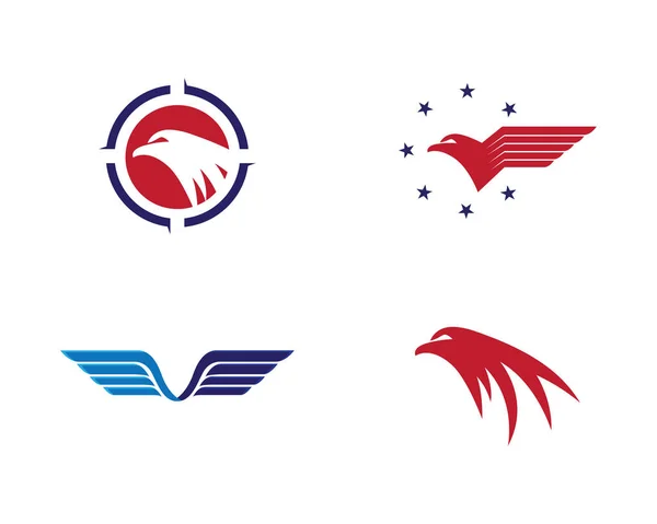 Modèle de logo Falcon — Image vectorielle