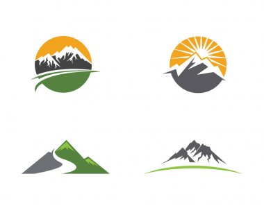 Dağlar Logo şablonu