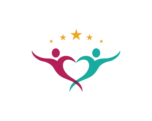 Community care Logo — Stock Vector