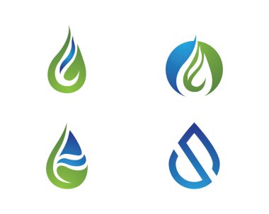 su damlası Logo Şablonu vektör çizimi tasarımı