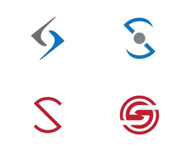 S Harfi Logo şablonu