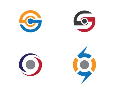 S Harfi Logo şablonu