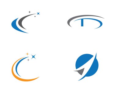 Daha Hızlı Logo Şablonu vektör çizimi tasarımı