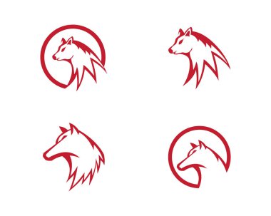 Wolf Logo şablonu