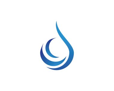 su damlası Logo Şablonu vektör çizimi tasarımı