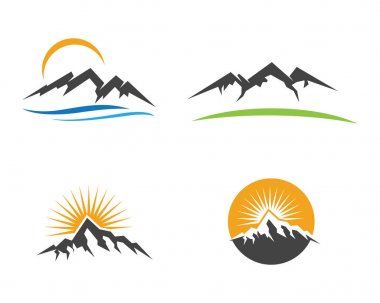 Dağlar Logo şablonu