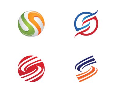 S Harfi Logo şablonu