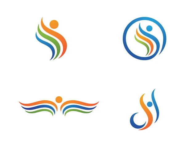 Conjunto de modelo abstrato logotipo de negócios Economia 