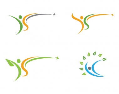 Sağlıklı Yaşam Logosu şablonu