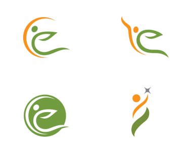 Sağlıklı Yaşam Logosu şablonu