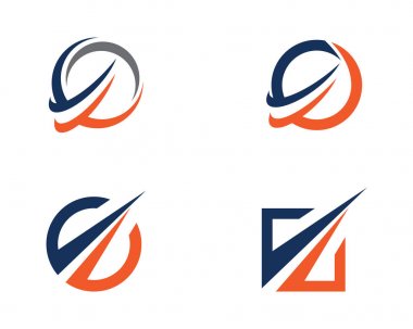 Daha Hızlı Logo Şablonu vektör çizimi tasarımı
