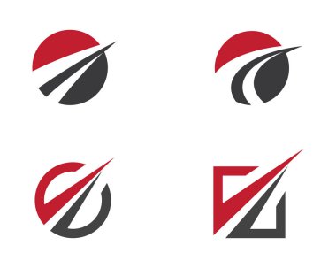 Daha Hızlı Logo Şablonu vektör çizimi tasarımı