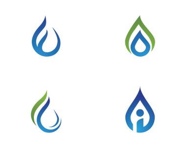 su damlası Logo Şablonu vektör çizimi tasarımı