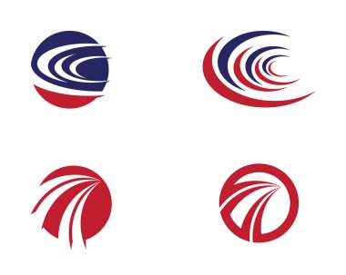 Daha Hızlı Logo Şablonu vektör çizimi tasarımı