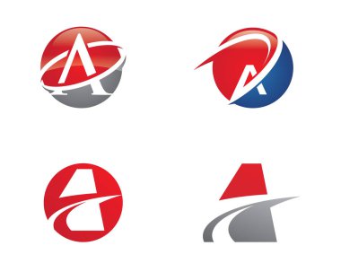 Bir Harf Logosu İş Şablonu Vektör simgesi