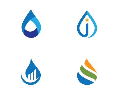 su damlası Logo Şablonu vektör çizimi tasarımı