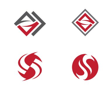 S Harfi Logo şablonu