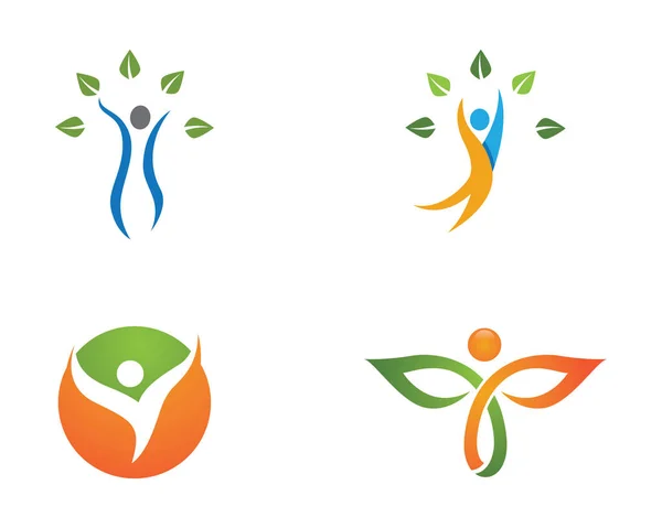 Sağlık Logo şablonu — Stok Vektör