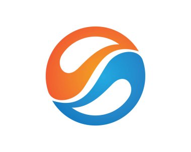 S Harfi Logo şablonu