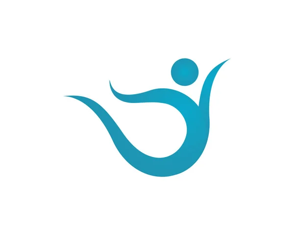 Logo hidup sehat - Stok Vektor