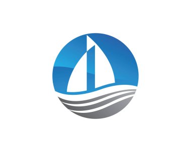 seyahat gemisi Logo Şablonu vektör simgesi tasarımı