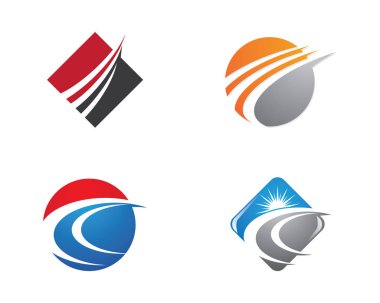 Daha Hızlı Logo Şablonu vektör çizimi tasarımı