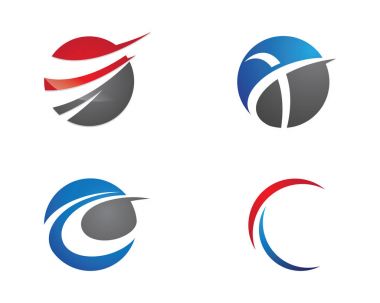 Daha Hızlı Logo Şablonu vektör çizimi tasarımı