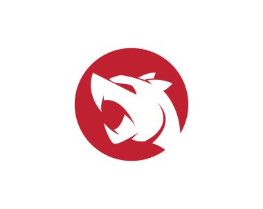 Cheetah logo şablonu vektör simge illüstrasyon tasarımı