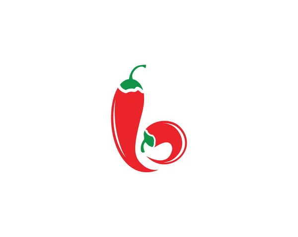 Chili logo szablon wektor ikona ilustracja projekt — Wektor stockowy