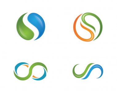 S Harfi Logo şablonu